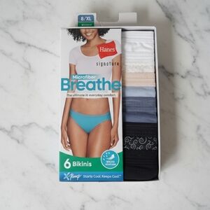 Hanes Microfiber Breathe Bikinis - Assorted Colors